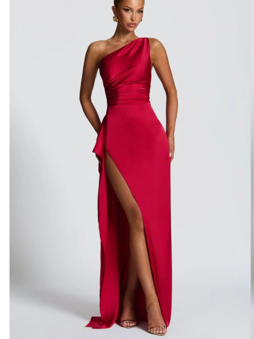 Baby Boo Ariel Maxi Dress red NWT